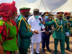 Armed forces day 2021 N5 million Naira Cheque donation