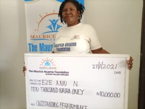Akueme Rewards Ann Eze For Outstanding performance