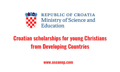 Croatian Scholarships for Young Christians from Developing Countries