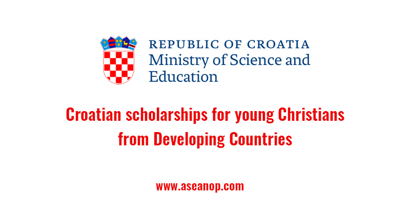 Croatian Scholarships for Young Christians from Developing Countries