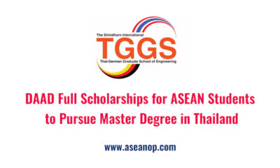 DAAD Full Scholarships for ASEAN Students to Study in Thailand