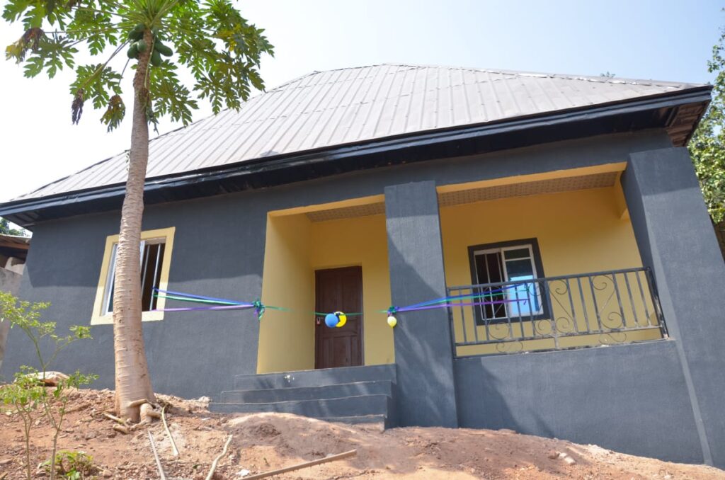 The New House Built By Chief Maurice Emeka Akueme For Widow in Nenwenta Awgu LGA