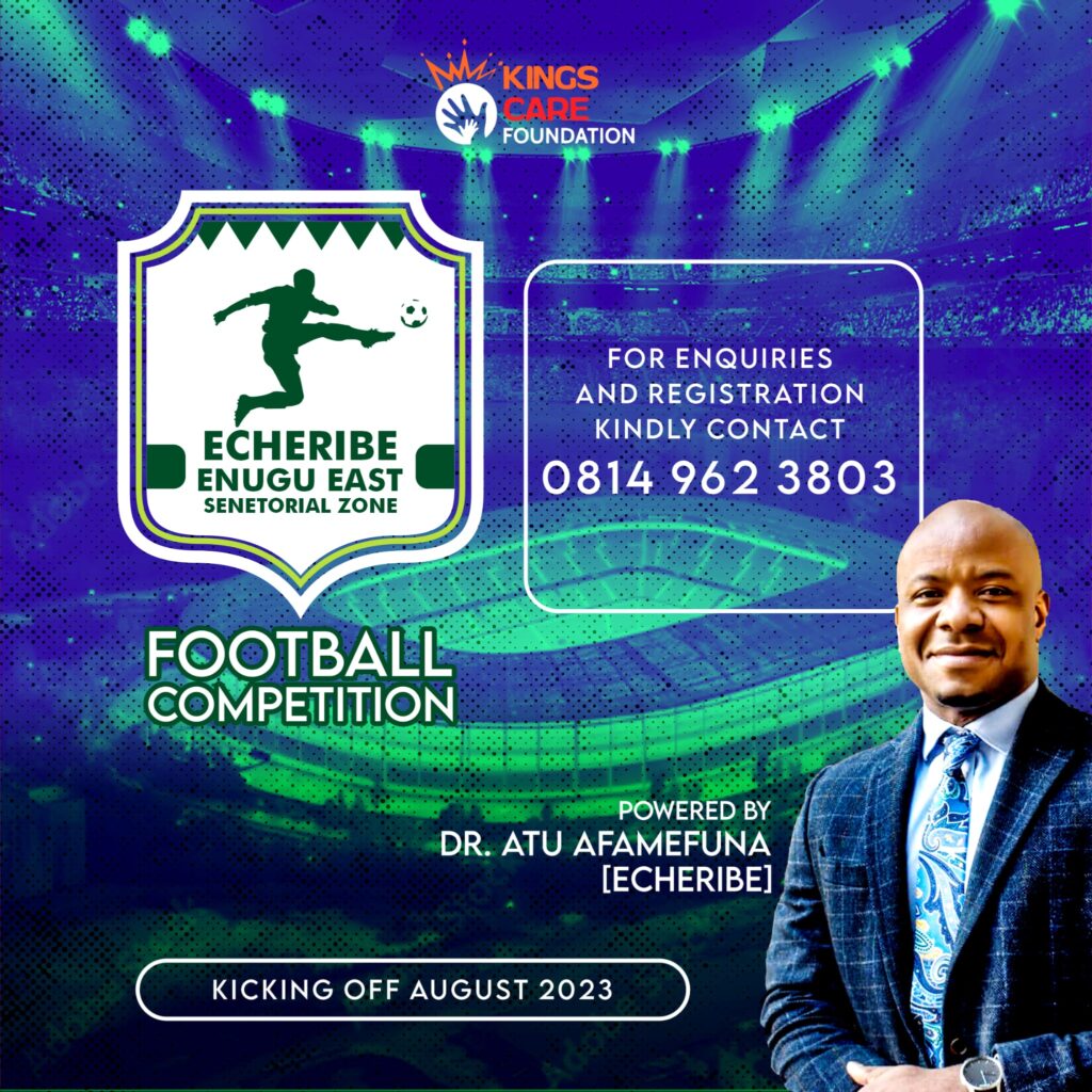 Kings Care Foundation Football League For Enugu East Senatorial Zone